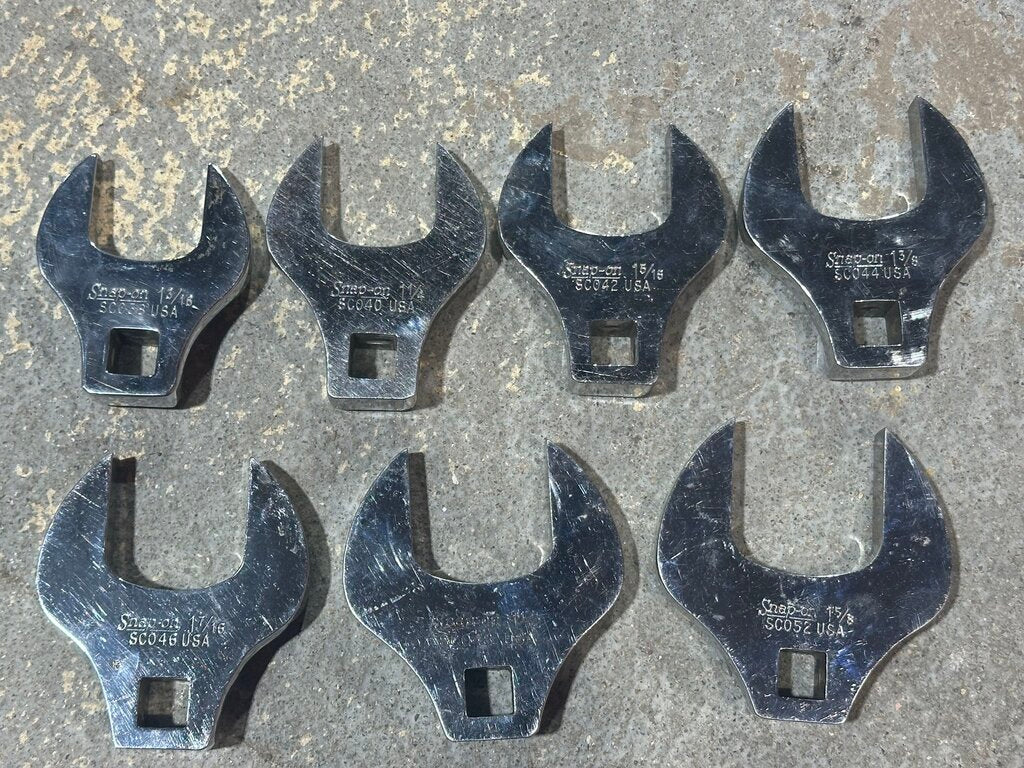 Open-End Crowfoot Wrench Set