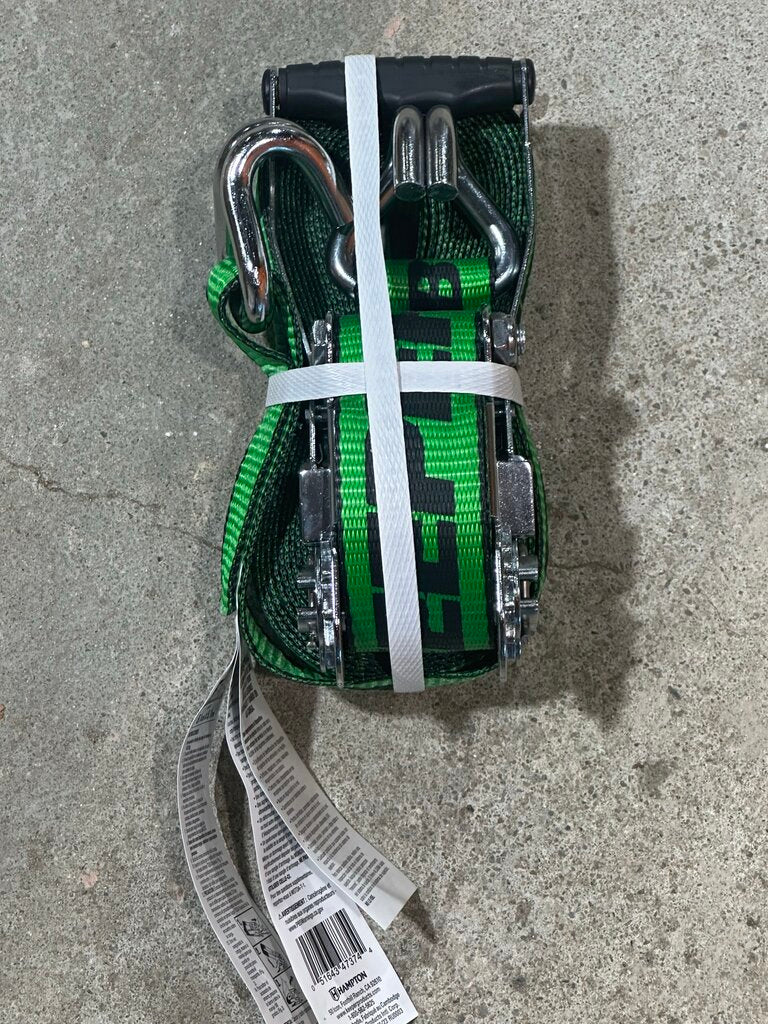 Heavy-Duty Ratchet Tie-Down Strap