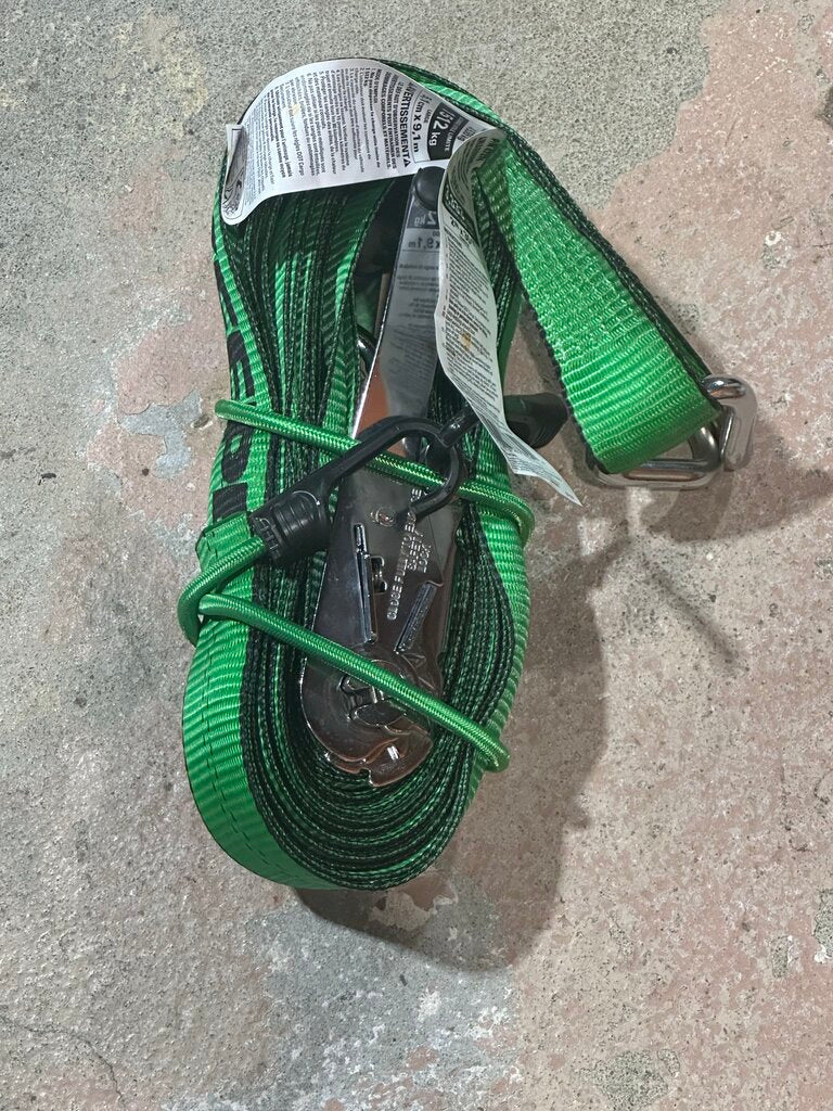 Heavy-Duty Ratchet Tie-Down Strap