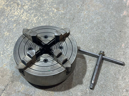 4-Jaw Independent Lathe Chuck With Key