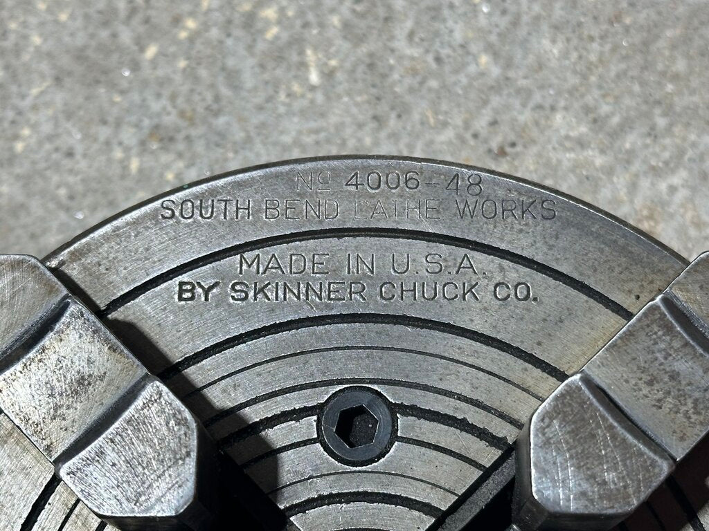4-Jaw Independent Lathe Chuck With Key