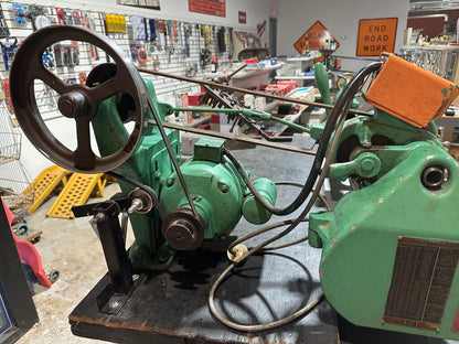 9" Metalworking Lathe With Cabinet & Tooling