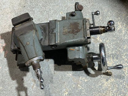 9" Metalworking Lathe With Cabinet & Tooling