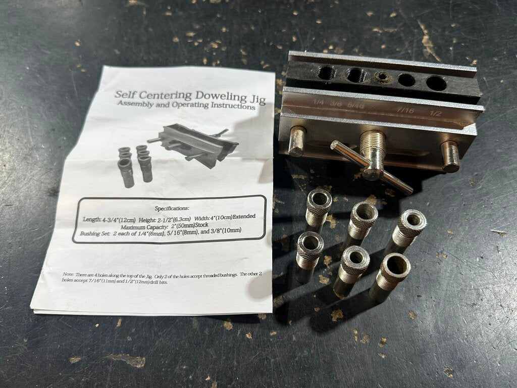 Self-Centering Doweling Jig Kit