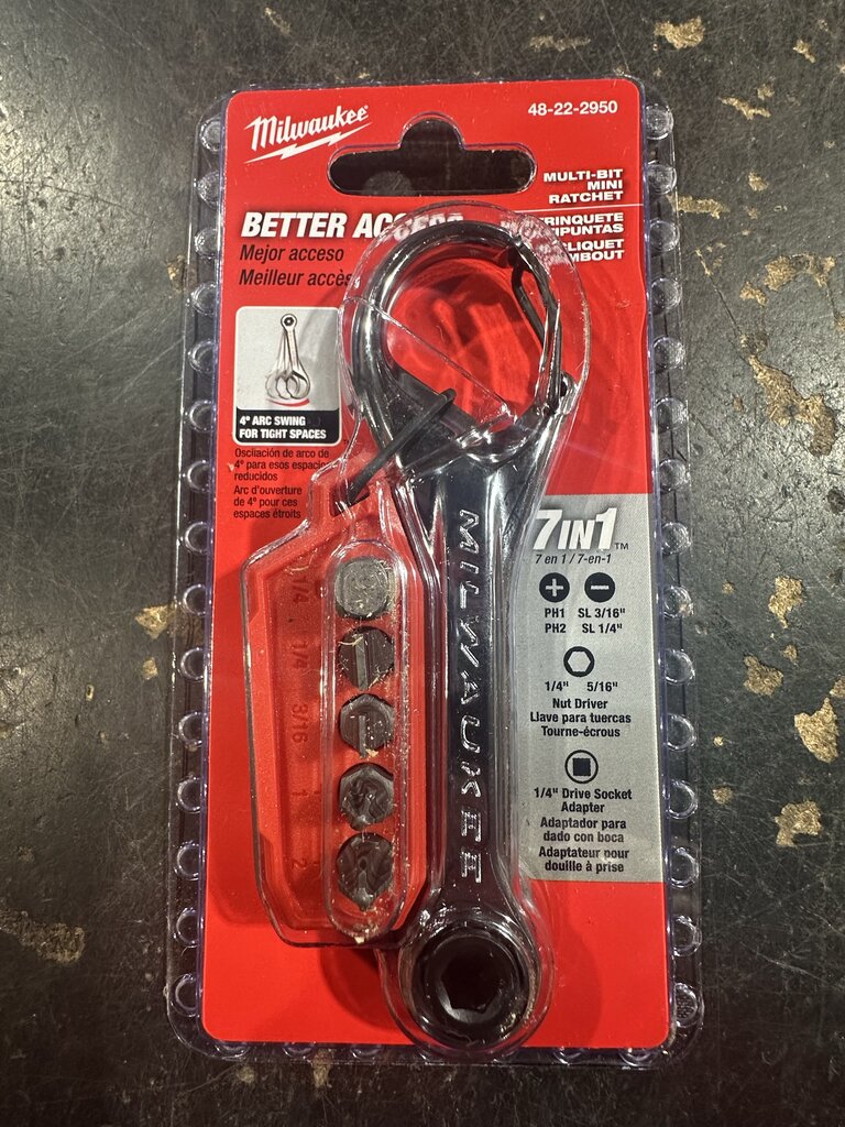 7-In-1 Multi-Bit Mini Ratchet