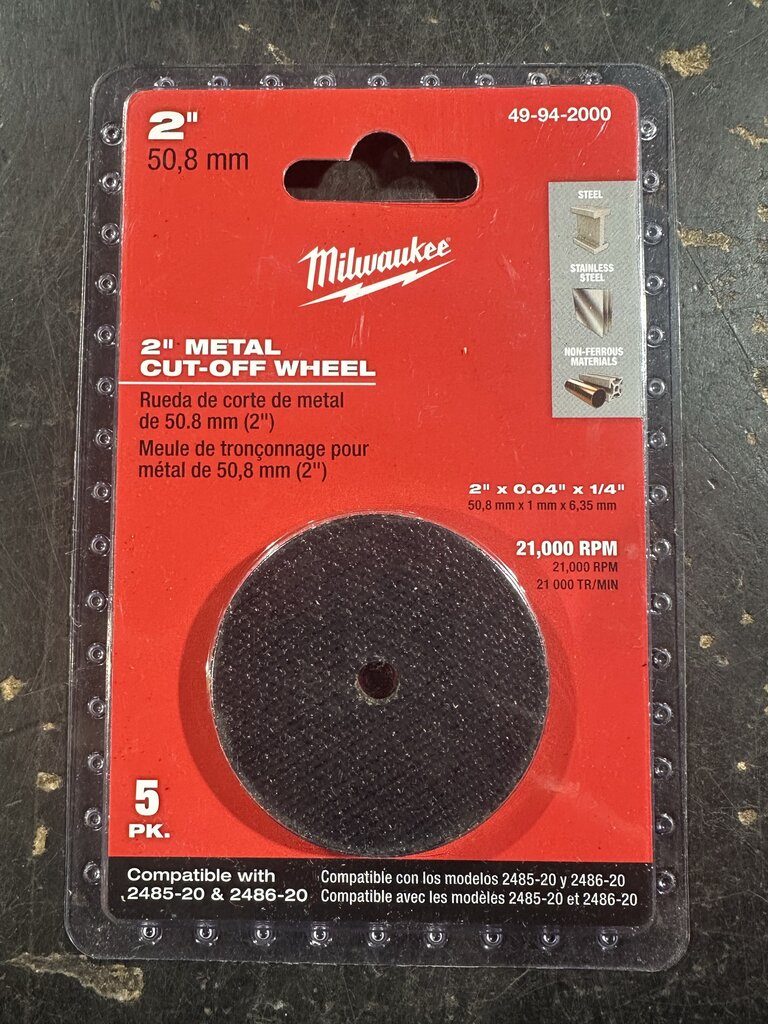 Metal Cut Off Wheels (5-Pack)